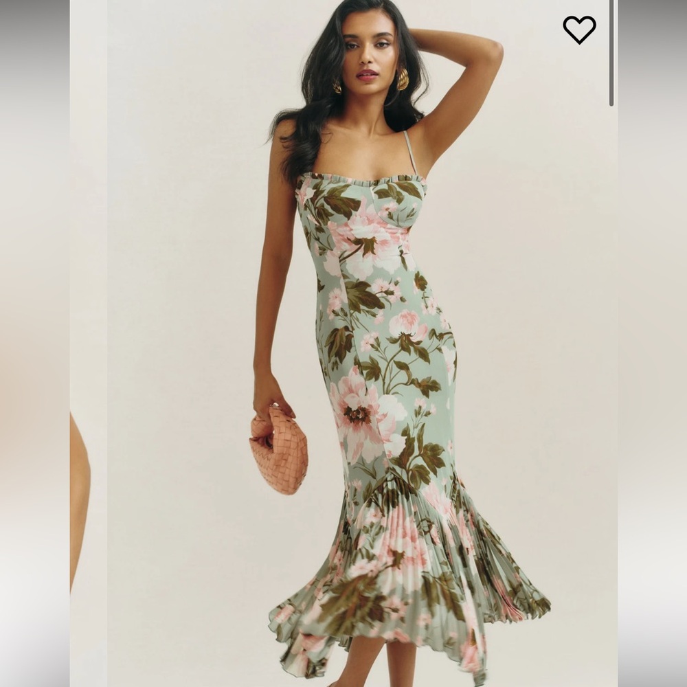 Reformation Floral Midi Dress